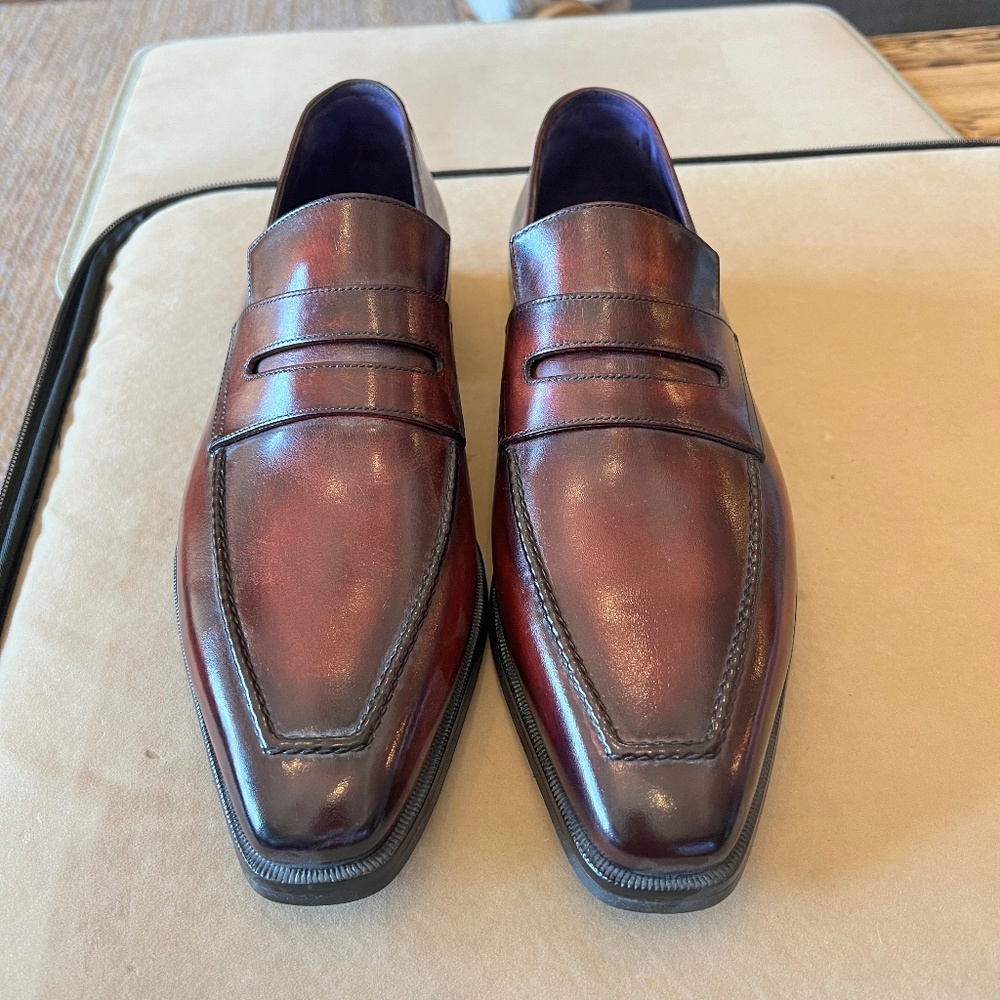 BRAND NEW -  BERLUTI COUTURE DEMESURE LEATHER LOAFERS